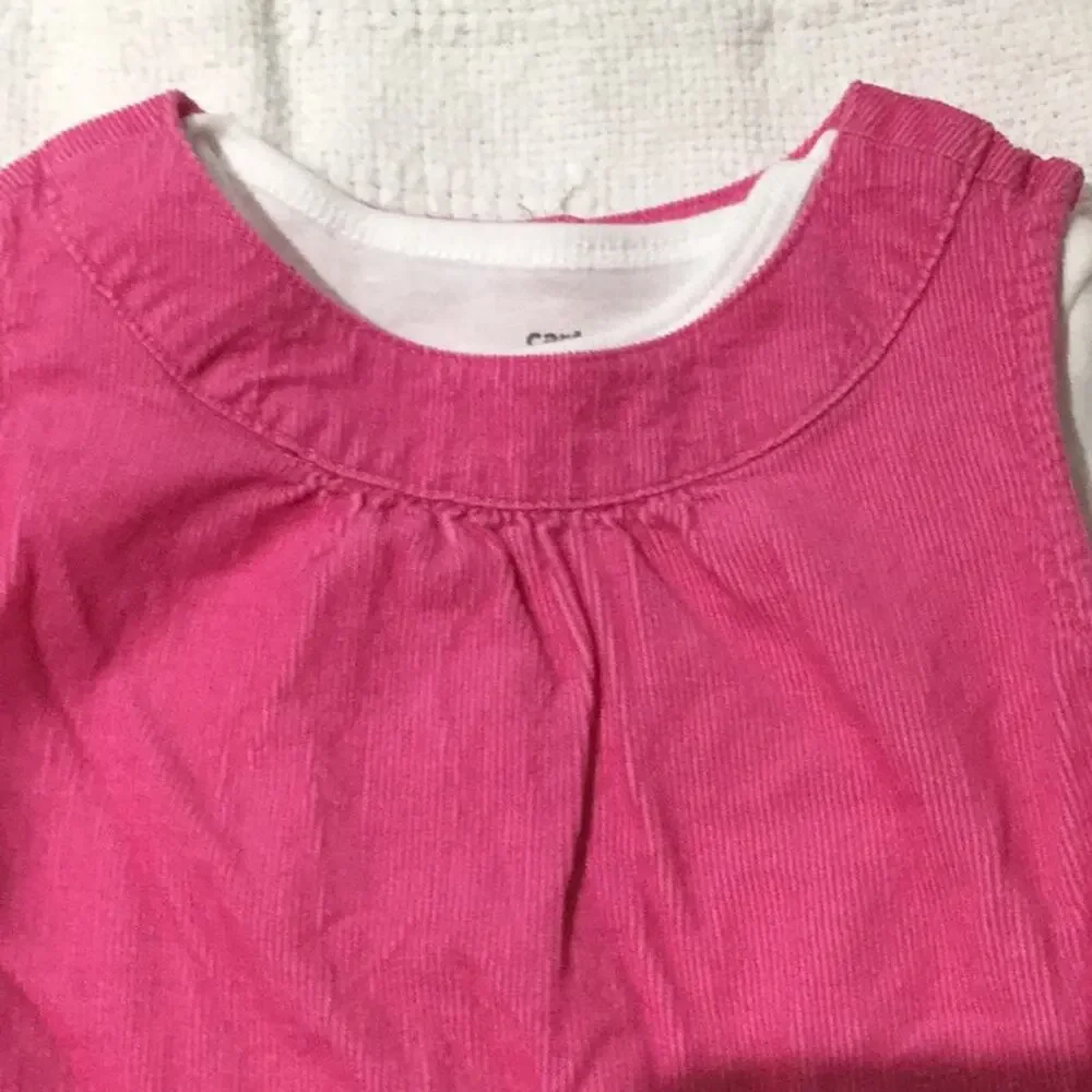 Ultra tiny courderoy hot pink fox jumper worn once